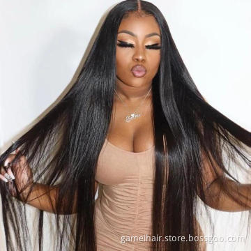 Hot sell Raw Indian Virgin Human Hair Hd Lace Front Wig With Baby Hair vendor Full Lace Frontal Closure Wig For Women